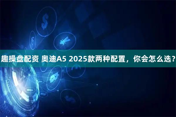趣操盘配资 奥迪A5 2025款两种配置，你会怎么选？